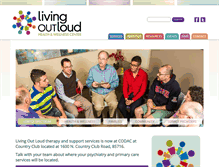 Tablet Screenshot of livingoutloudaz.org